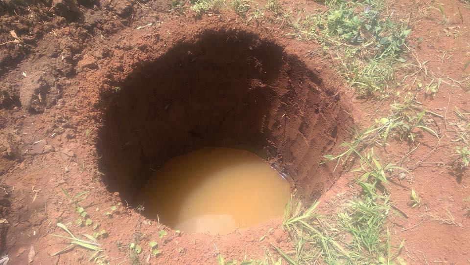 Puits de pompage avant travaux